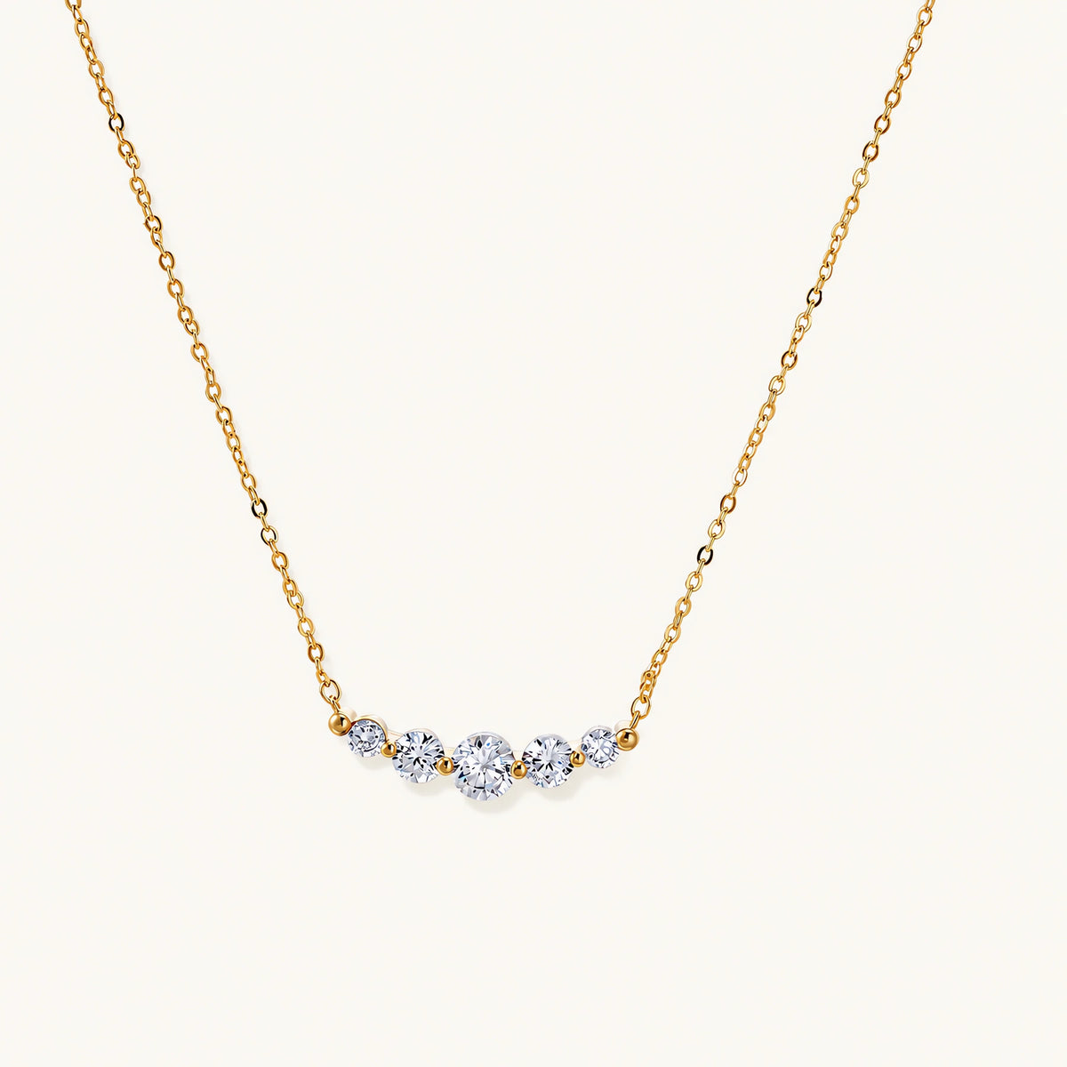 Golden Arc Necklace